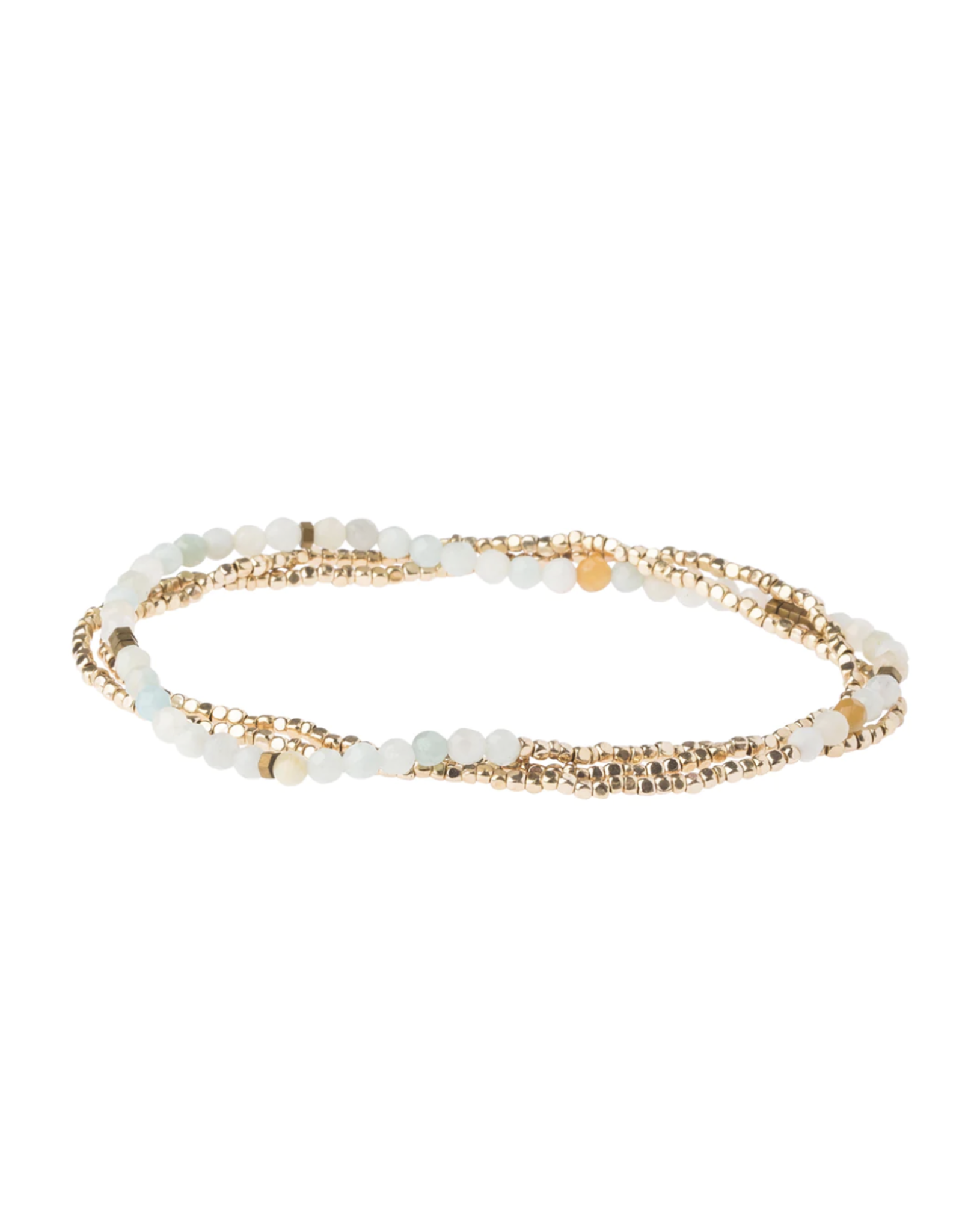 Scout Delicate Stone Bracelet/Necklace - Amazonite/Gold