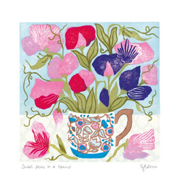 Just Because - Sweetpeas in a Teacup