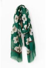 Fall Floral Print Scarf -