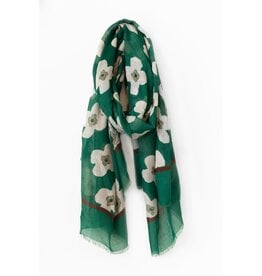 Fall Floral Print Scarf -