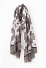 Fall Floral Print Scarf -