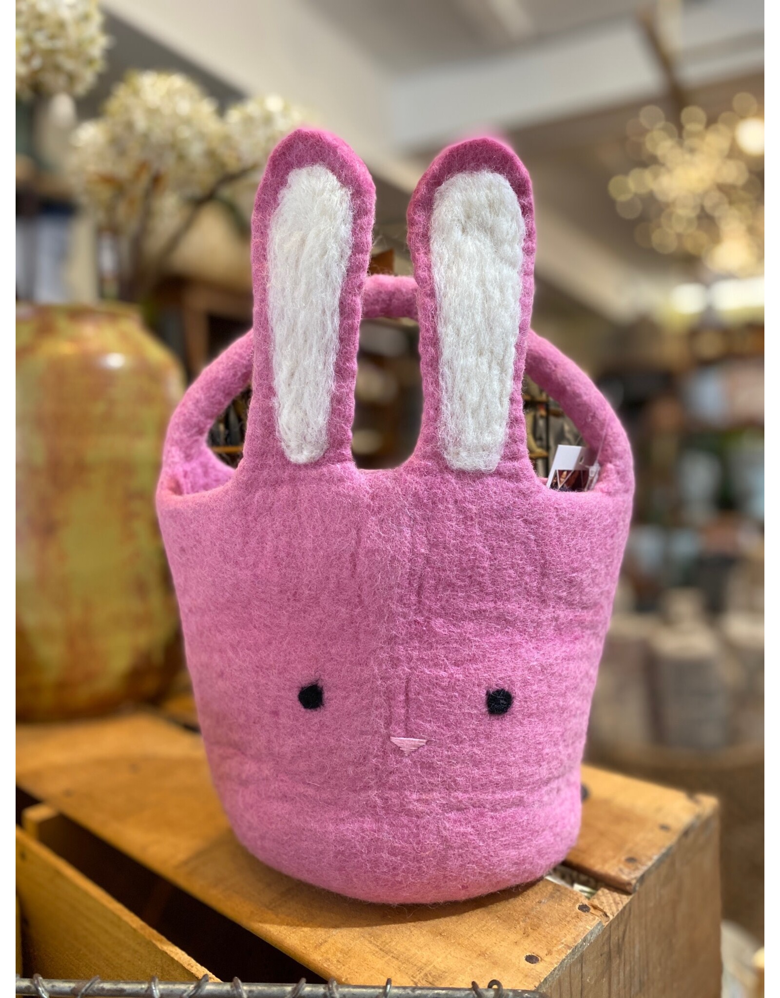 Felt Bunny Basket