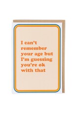 Birthday - Remember Your Age
