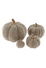 Felt Pumpkin - Grey -