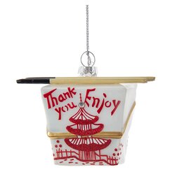 Chinese Take Out Box Ornament