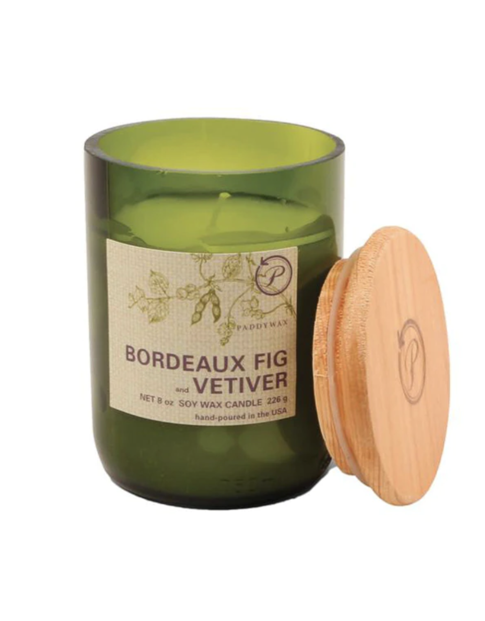 Eco Green Candle - Bordeaux Fig & Vetiver
