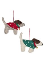 Dogs In Coats Ornament -