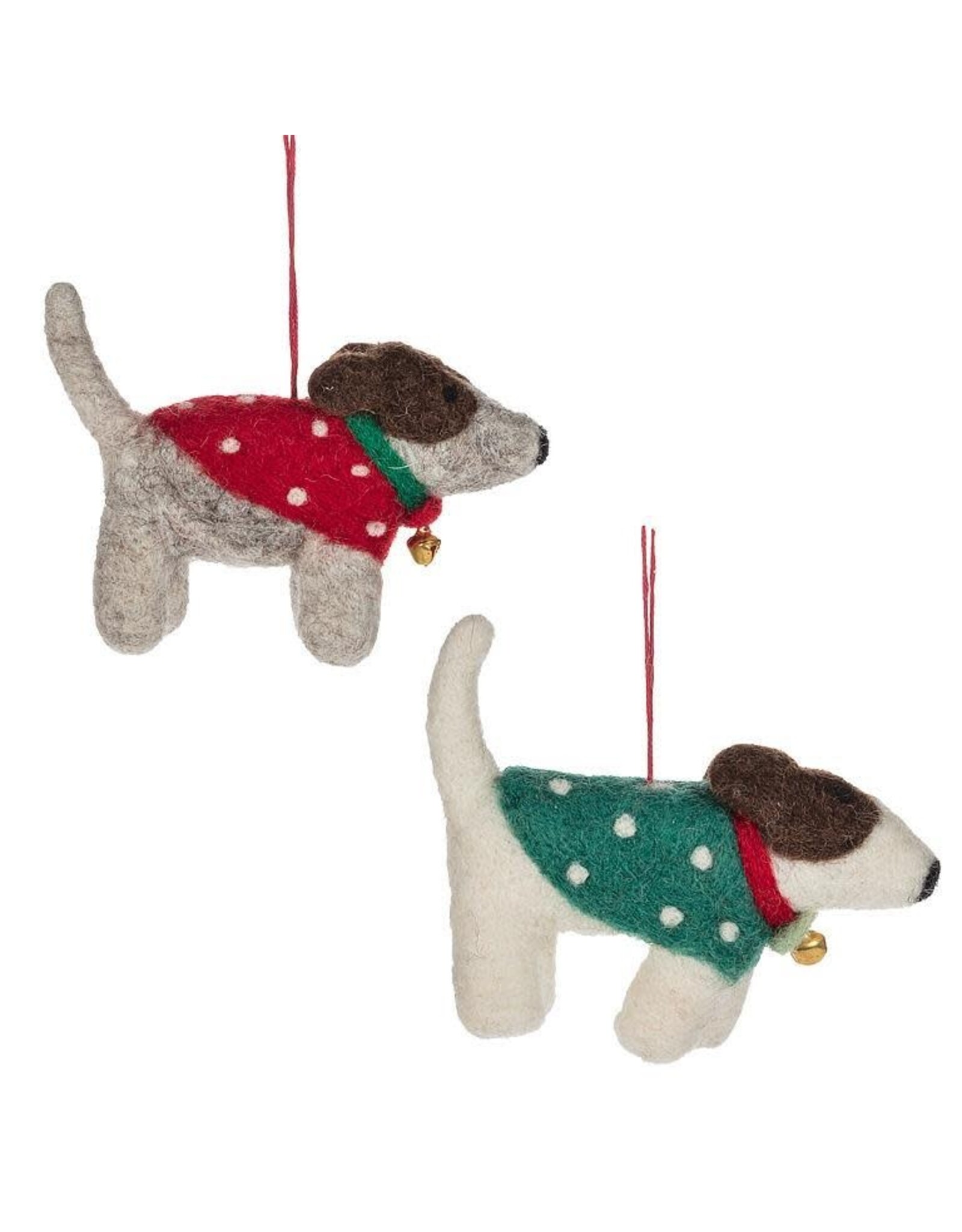 Dogs In Coats Ornament -