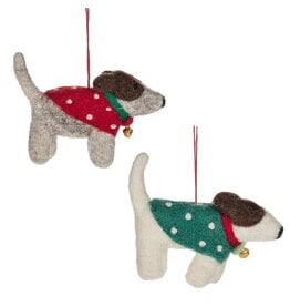 Dogs In Coats Ornament -