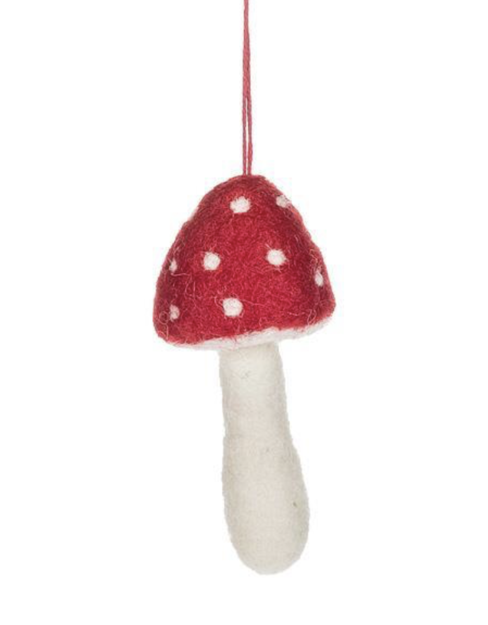 Felt Mushroom Ornament -