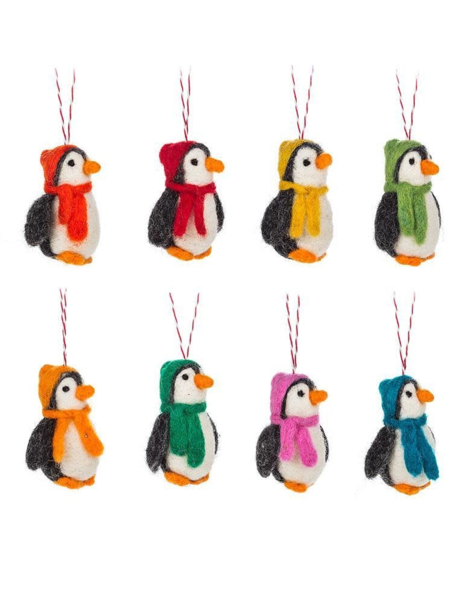 Felt Penguin With Hat -