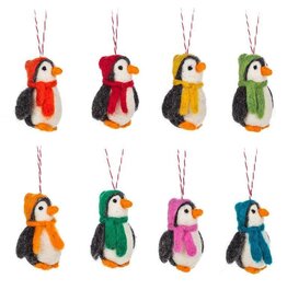 Felt Penguin With Hat -