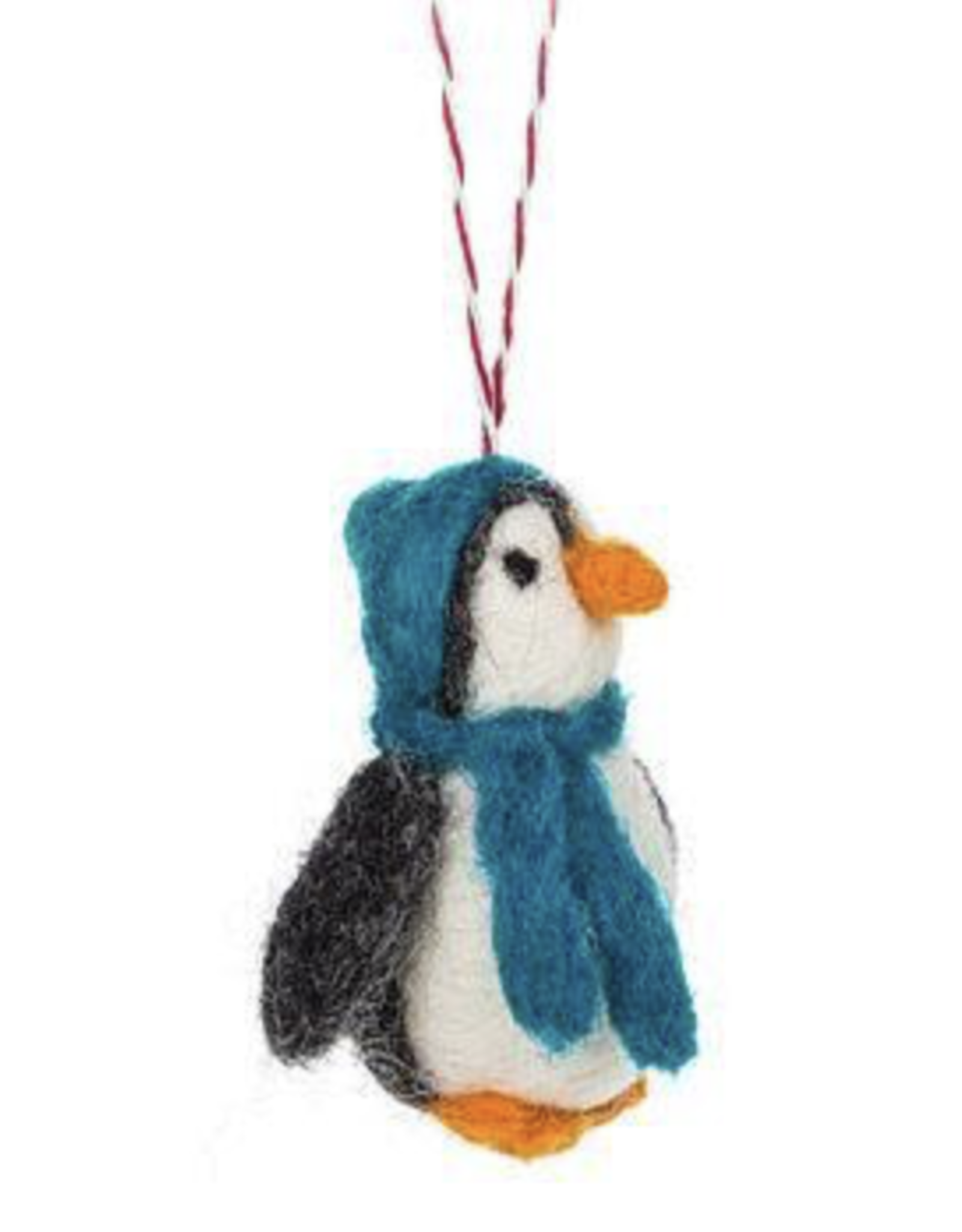 Felt Penguin With Hat -