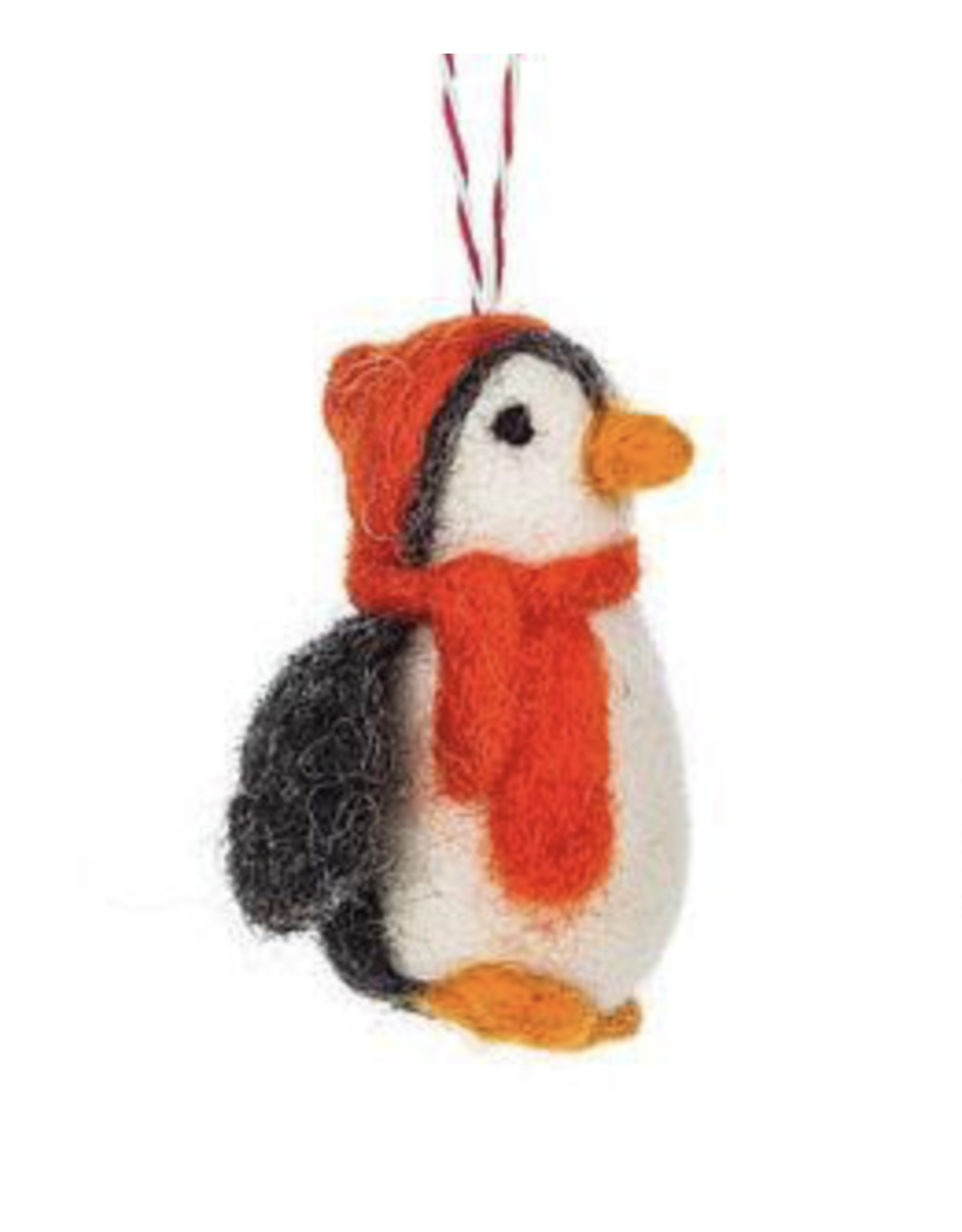 Felt Penguin With Hat -