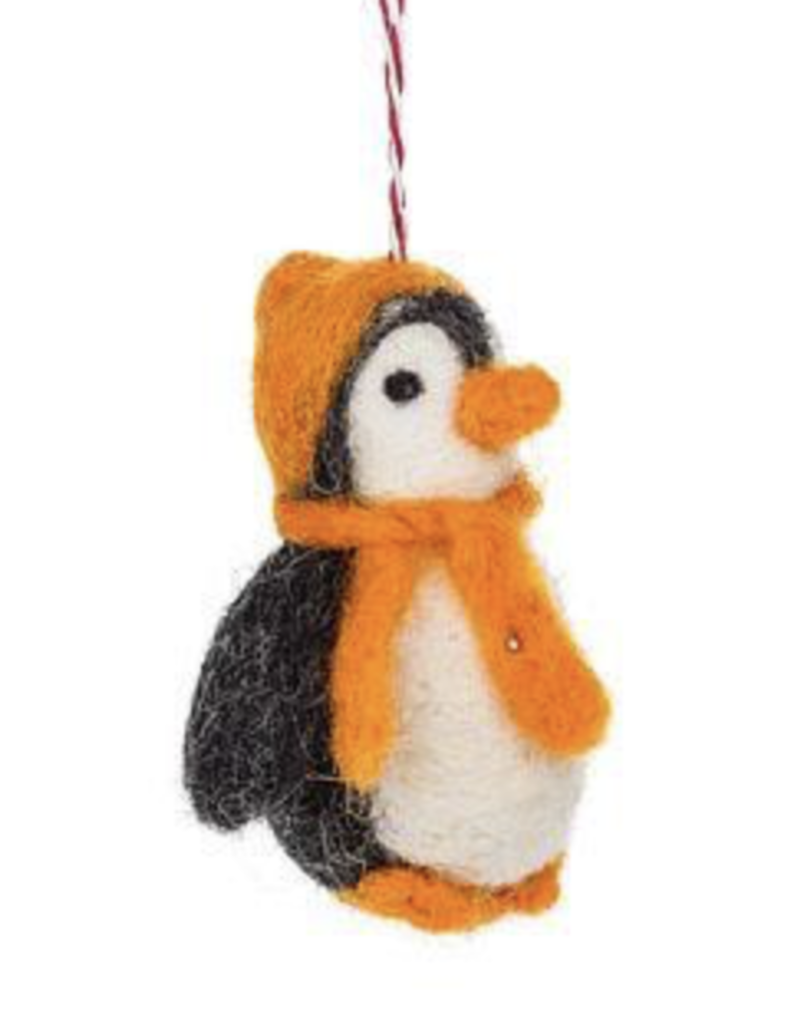 Felt Penguin With Hat -