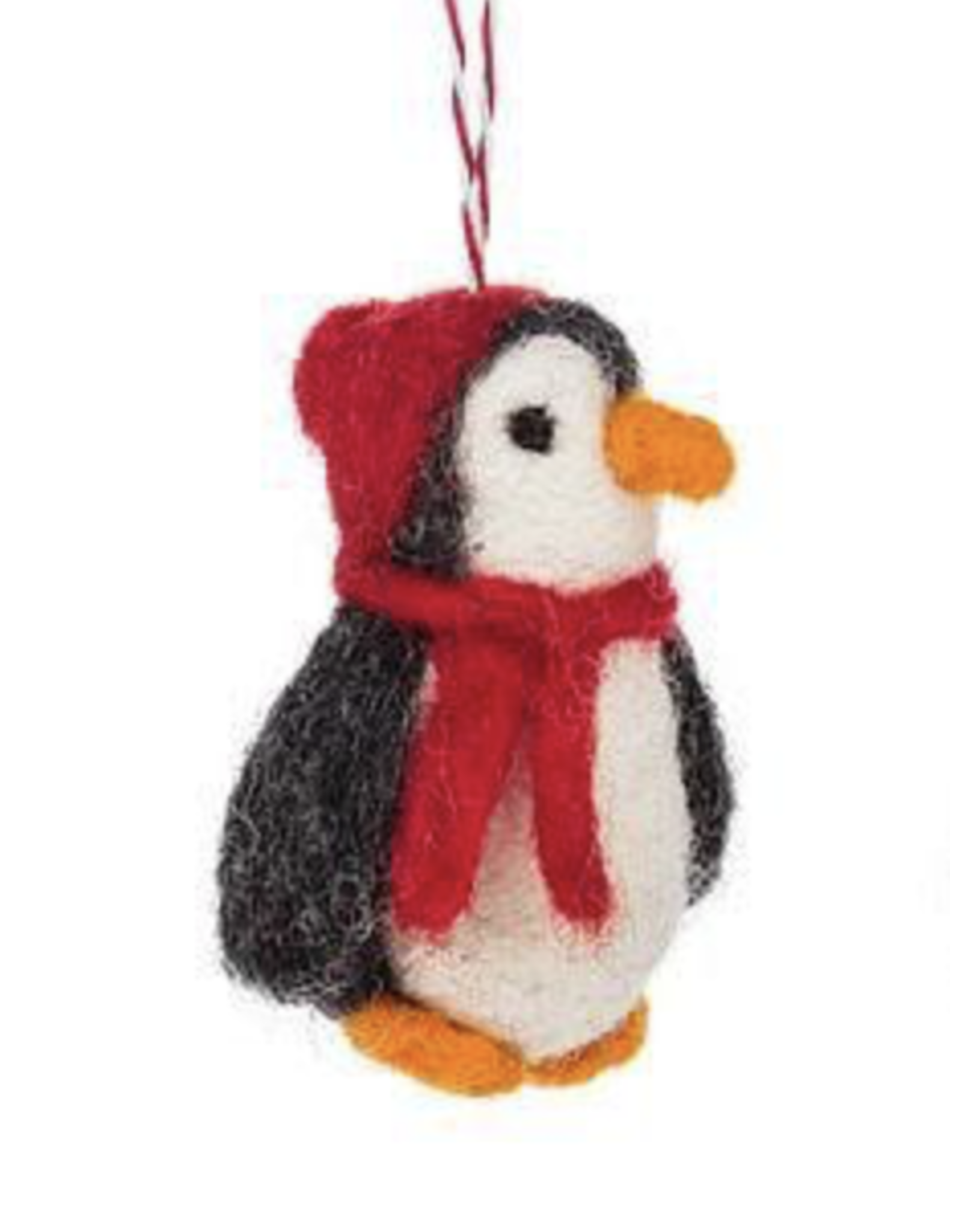 Felt Penguin With Hat -