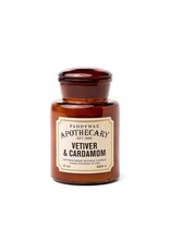 Vetiver & Cardamom - Amber Glass Apothecary Candle