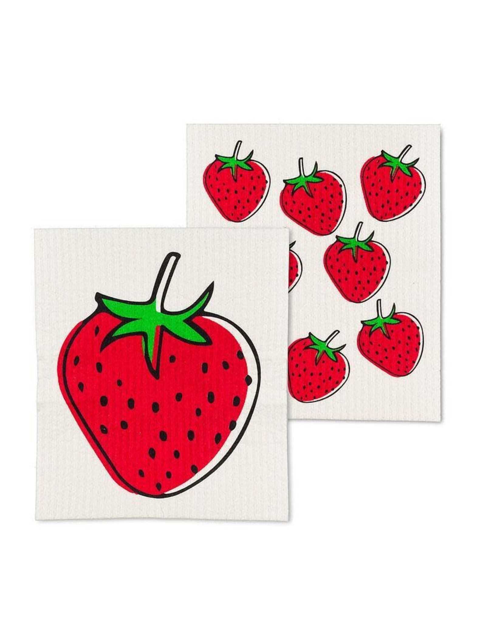 Strawberry Swedish Dishcloths - Set of 2