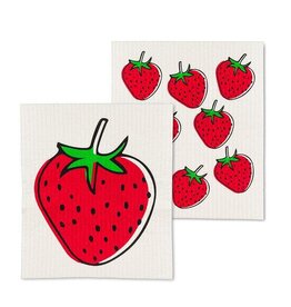 Strawberry Swedish Dishcloths - Set of 2