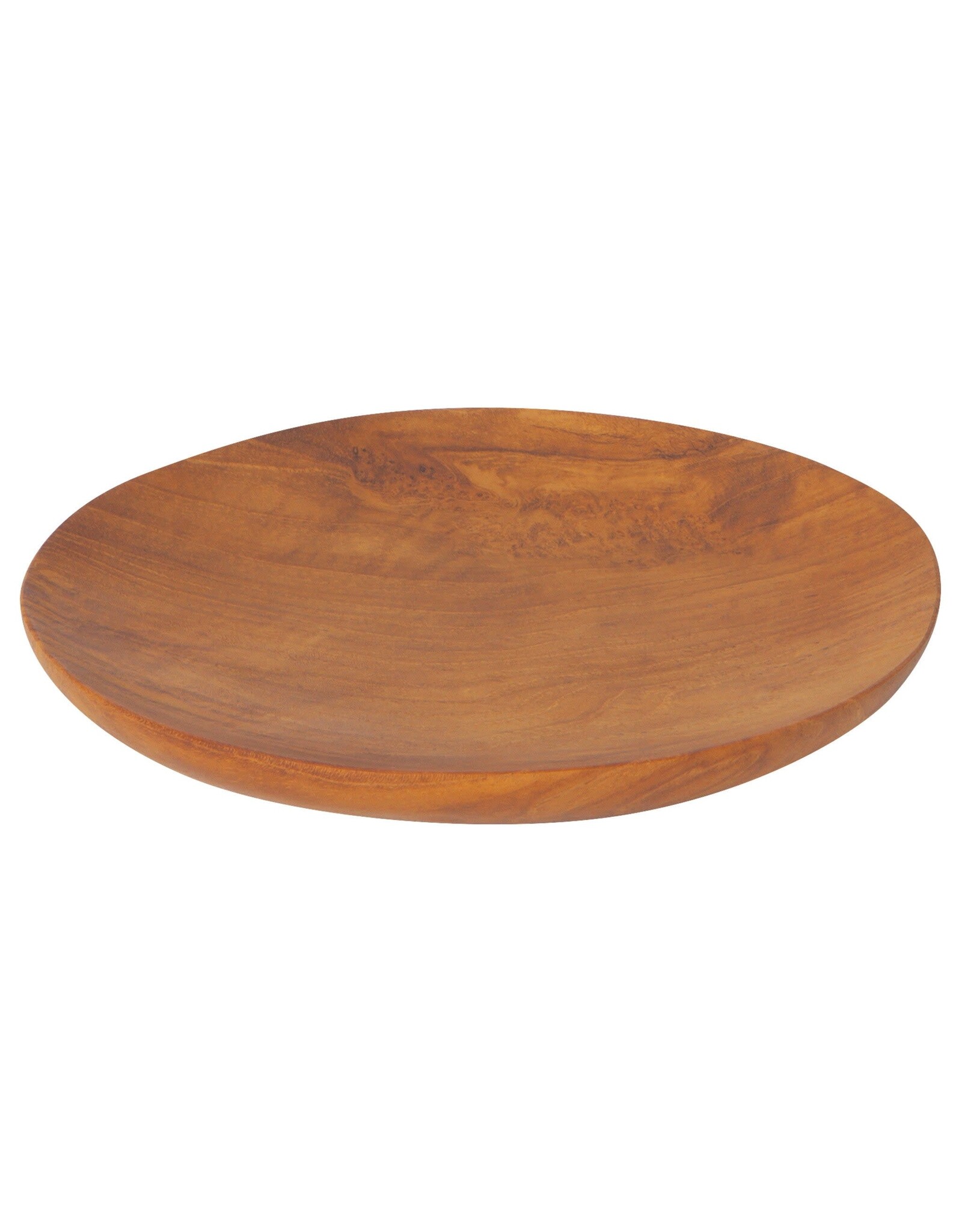 Teak Wood Round Plate - 5 1/4"
