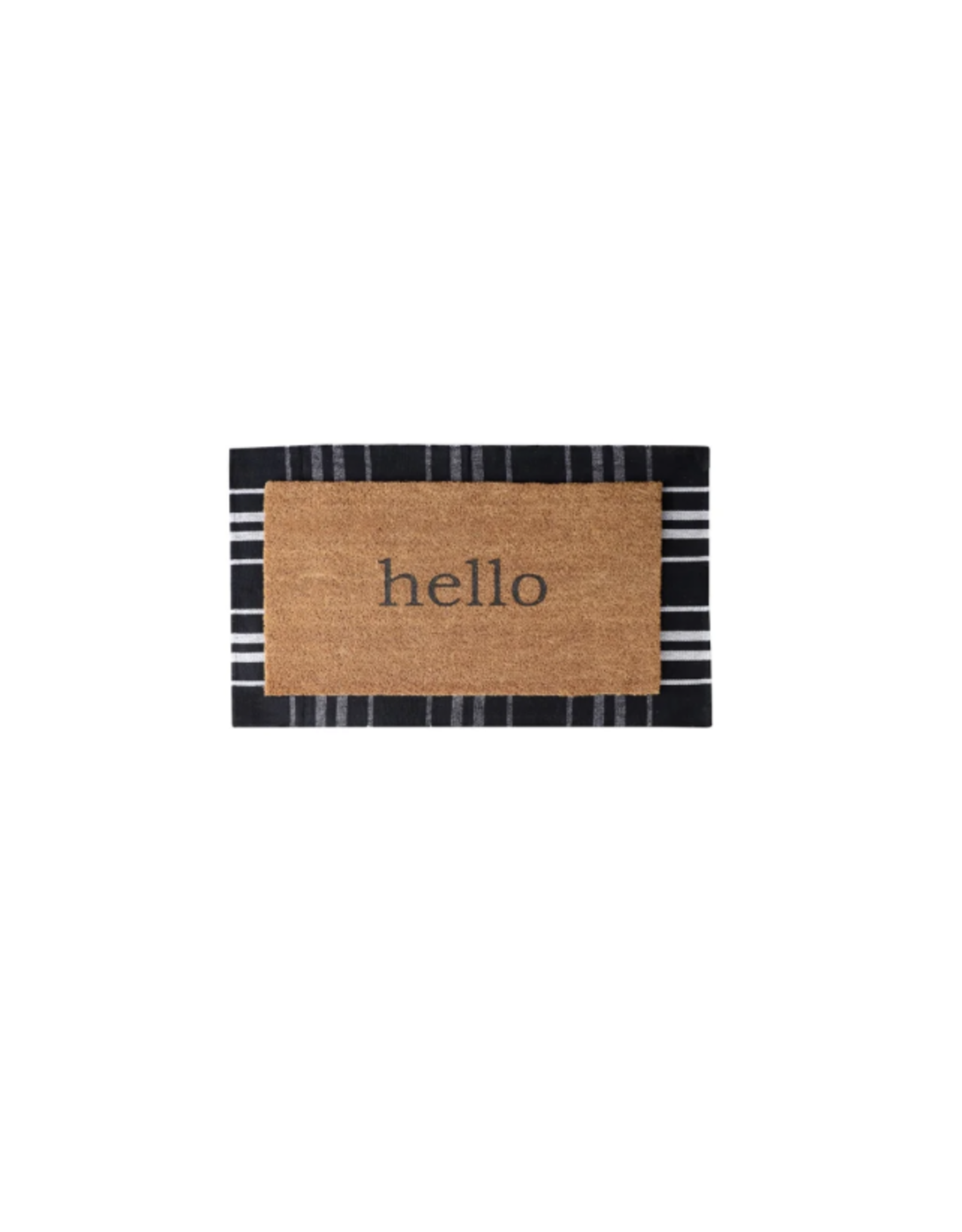 Hello Layered Doormat - Set of 2