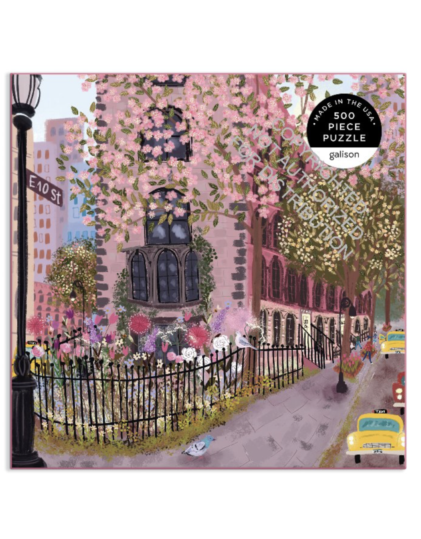 Blooming Streets 500 Puzzle