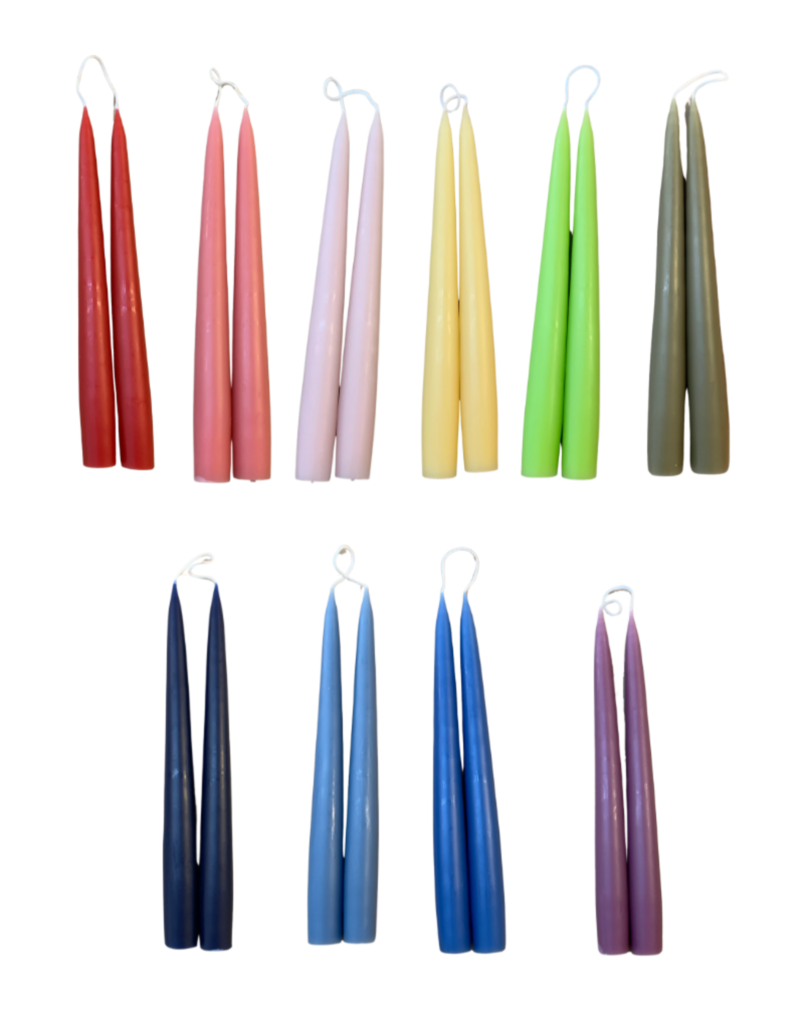 Old Country Design Twilight 10" Taper Candles - Set of 2 -