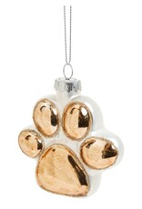 Glass Paw Ornament