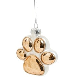 Glass Paw Ornament