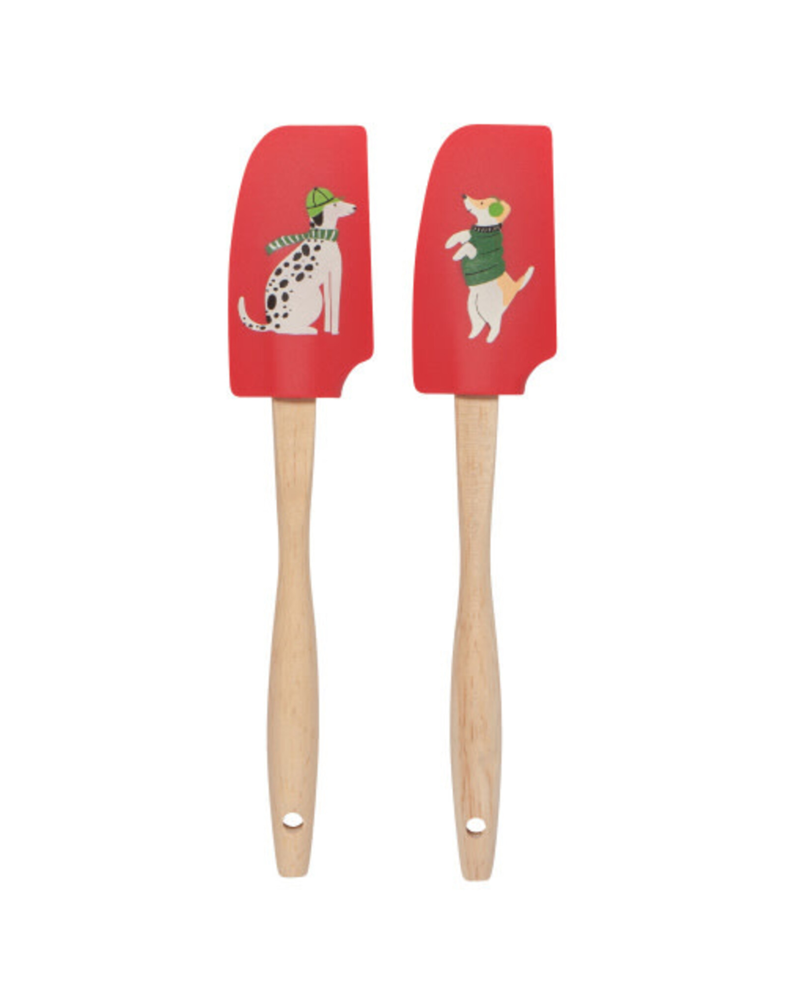 Mini  Spatula Set/2 Yule Dogs