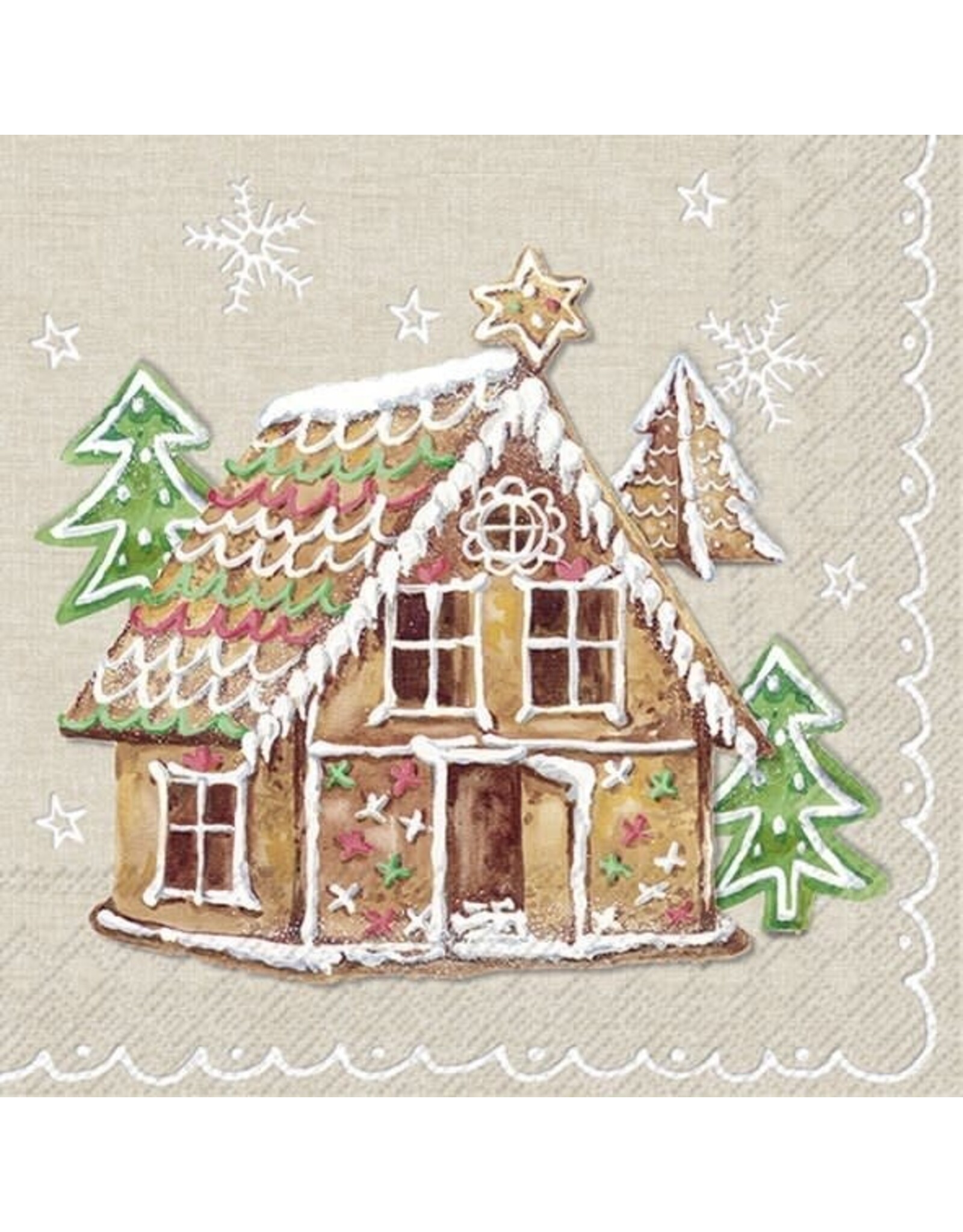 Luncheon Napkin - Gingerbread Valley