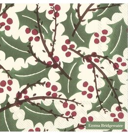 Luncheon Napkin -Holly And Berry