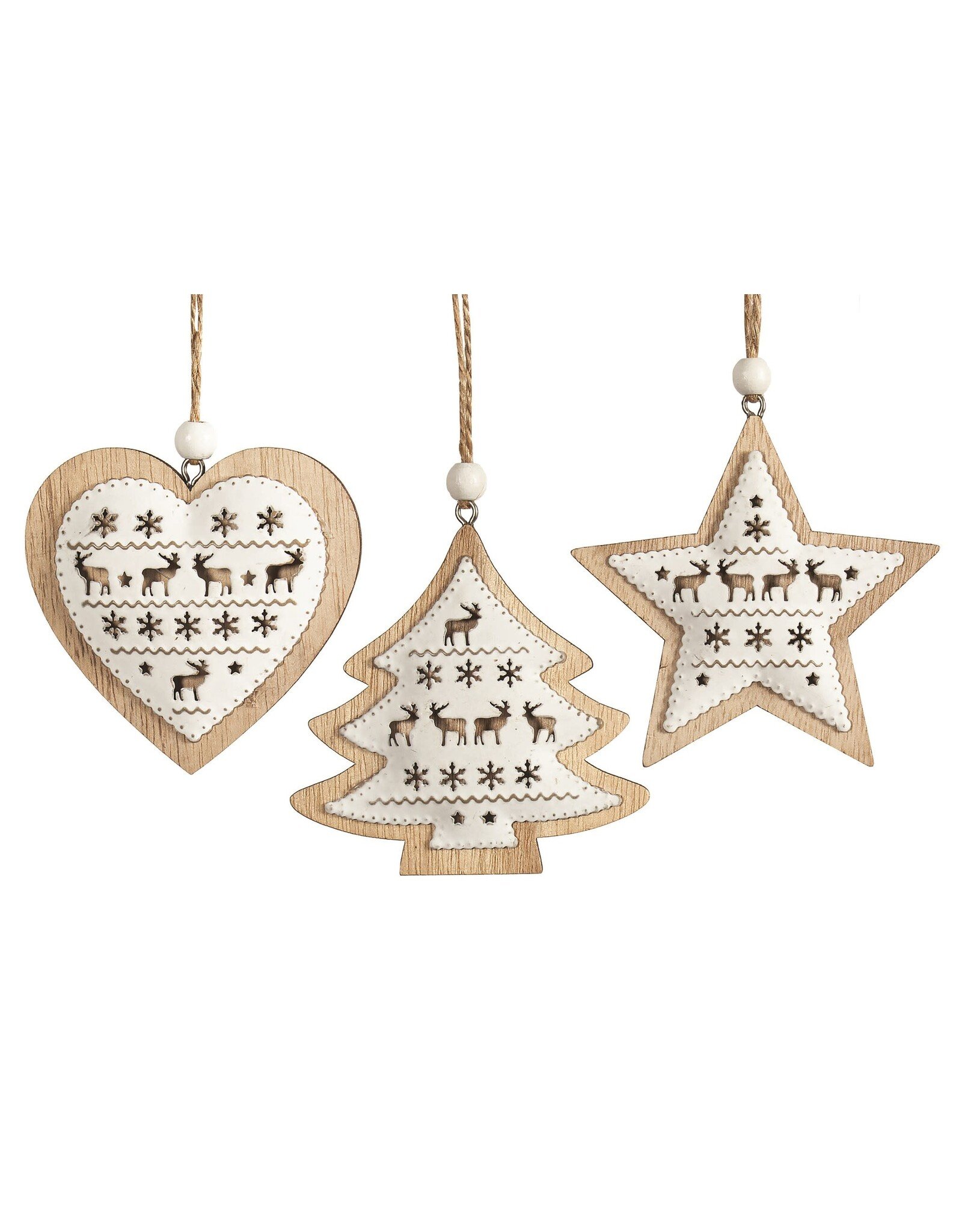 Wood & Metal Ornaments -