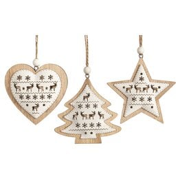 Wood & Metal Ornaments -