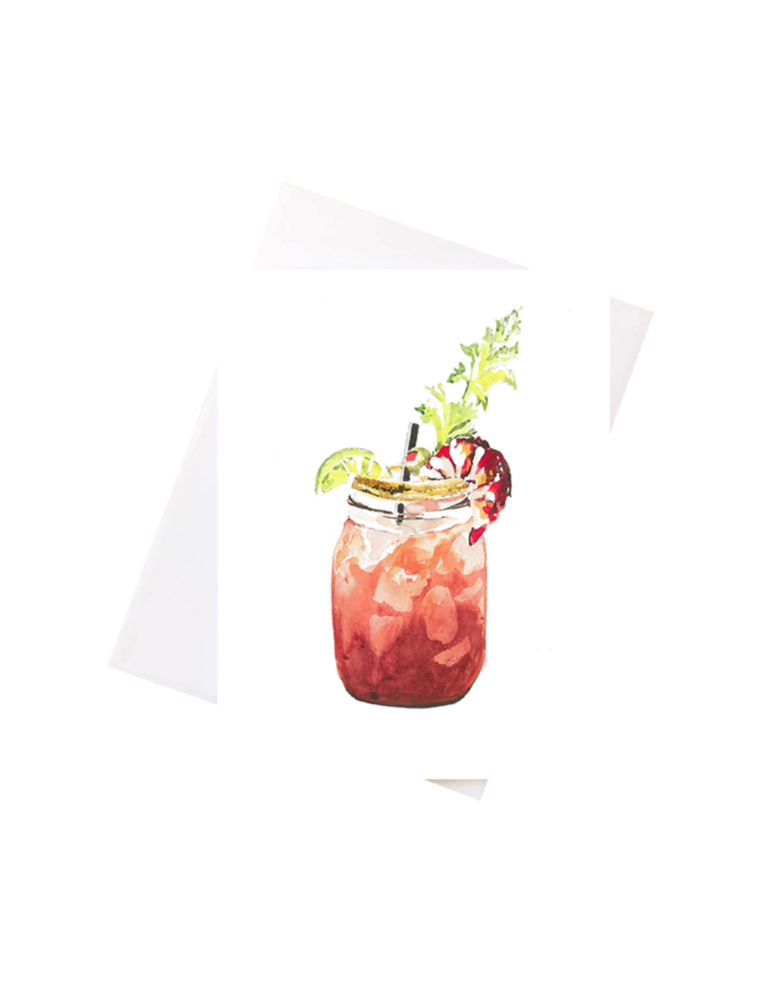 Niki Kingsmill Caesar Watercolour Card