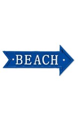 Beach Arrow Sign - Blue