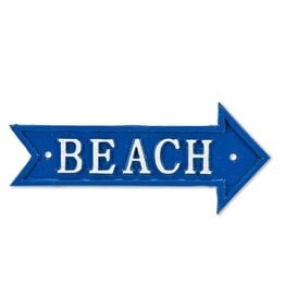 Beach Arrow Sign - Blue