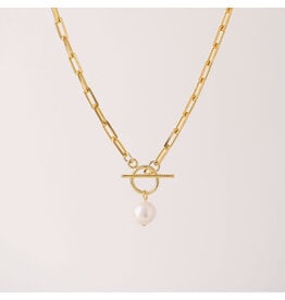 Thalassa Pearl Necklace Gold