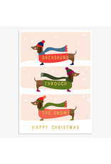 Christmas - Dachsund Through The Snow