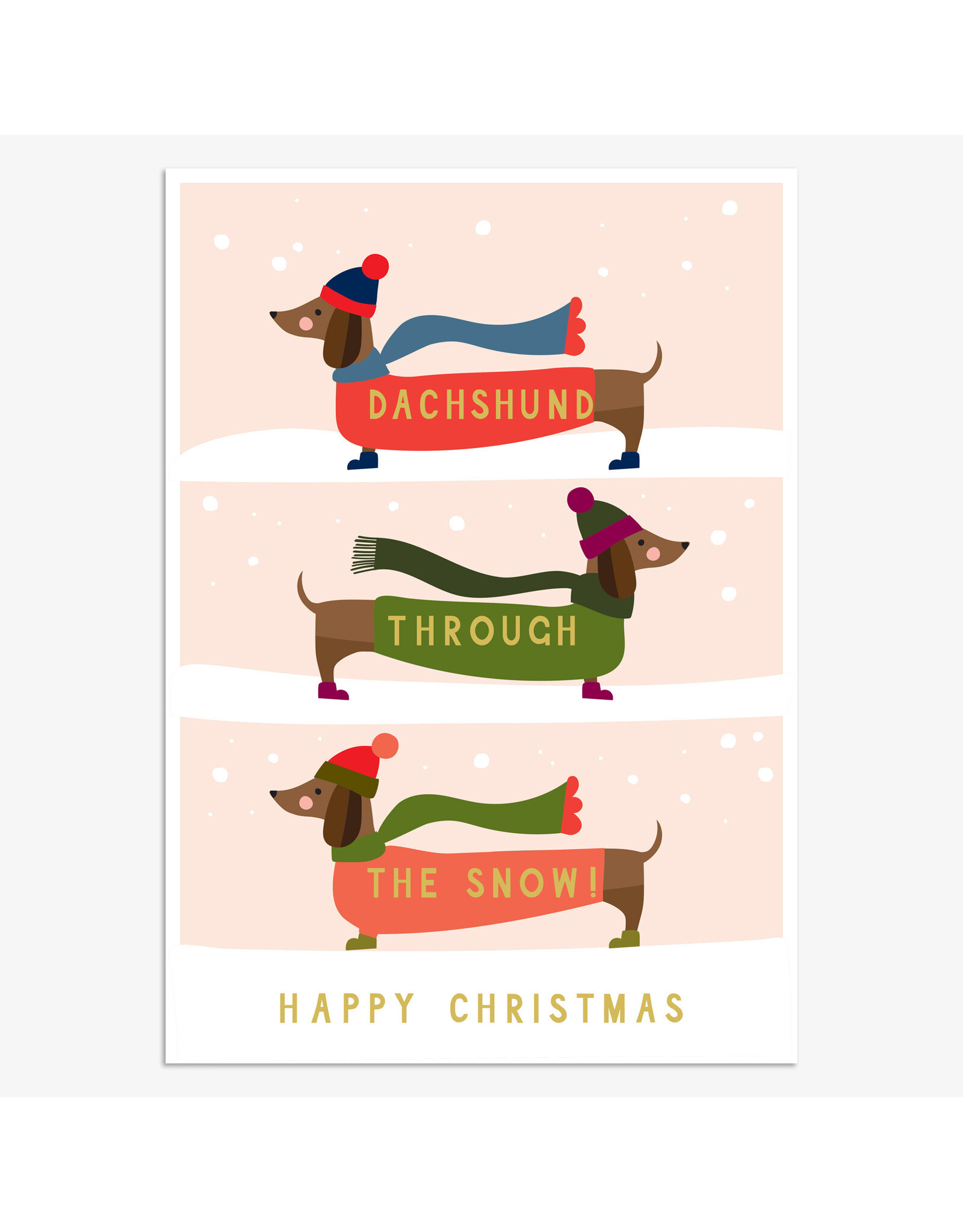 Christmas - Dachsund Through The Snow