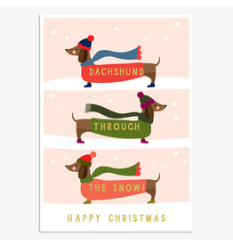 Christmas - Dachsund Through The Snow