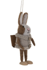 Wool Forrest Animal Ornament -