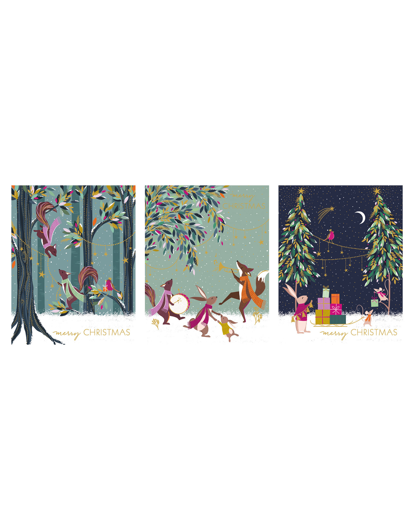 Boxed Cards - Animal Band Trio