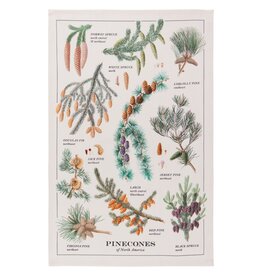 Pinecones Printed Dishtowel