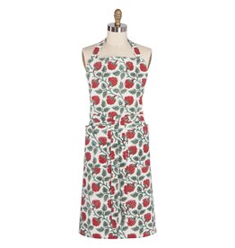 Carnation Block Print Apron