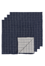 Midnight Double Weave Napkins - Set of 4