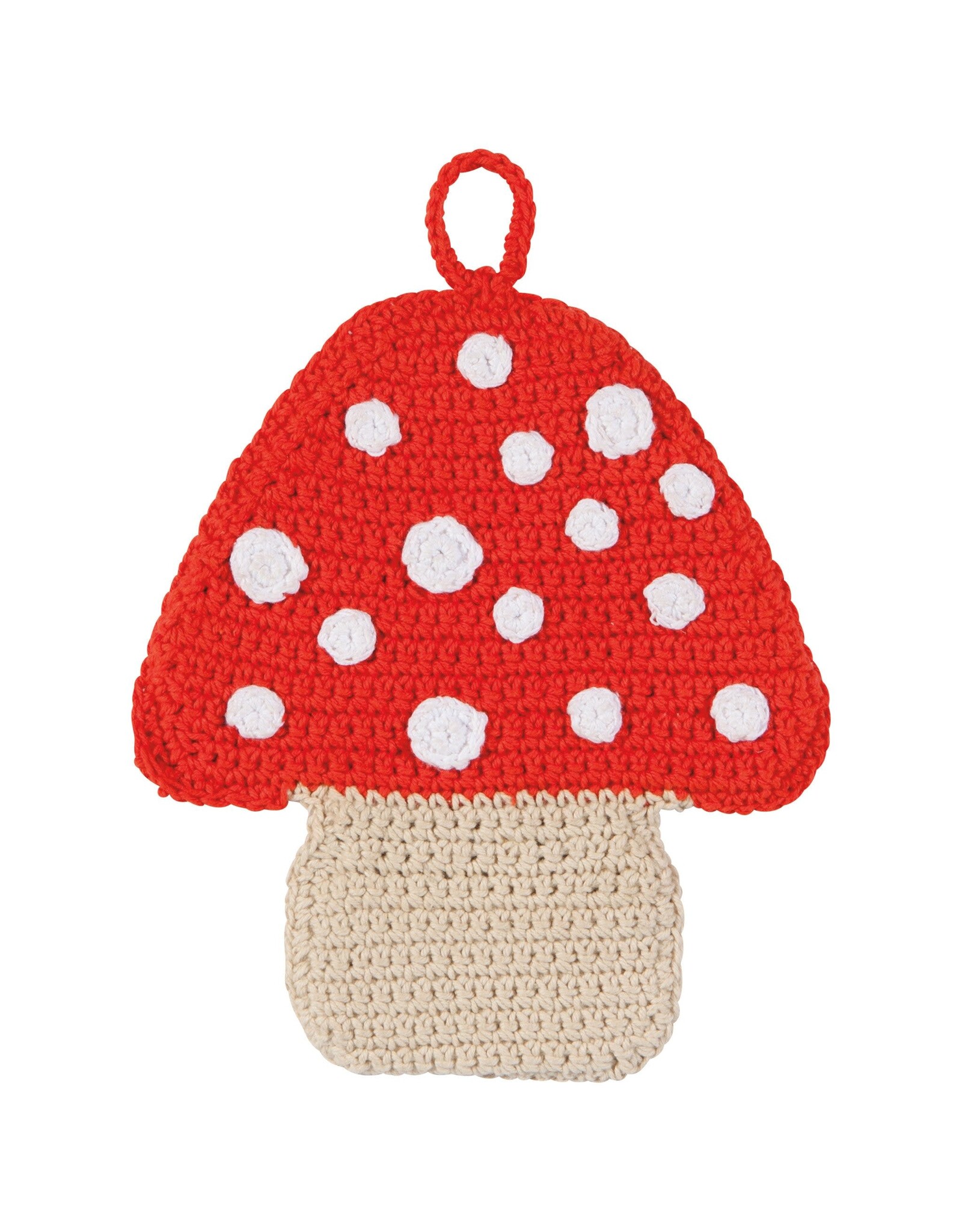 Toadstool Crochet Trivet