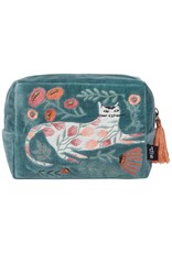 Catbloom Embroidered Pouch