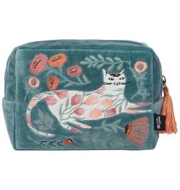 Catbloom Embroidered Pouch