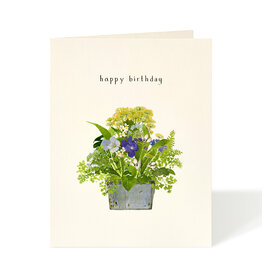 Birthday - Flowers And Ferns